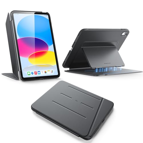 ESR for iPad A16 Case, iPad 11th/10th Generation Case (2025/2022), Vertical Stand Cover, Multi Stand Angles, Ultra-Stable Cover, Flip Series, Black