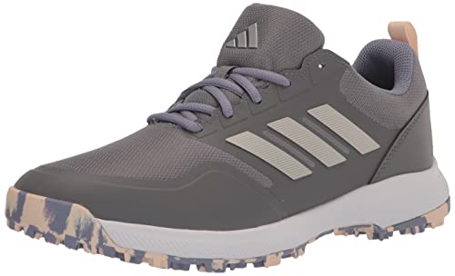 adidas Women's Tech Response Spikeless 3.0 Golf Shoes, Grey Three/Silver Metallic/Silver Violet, 10