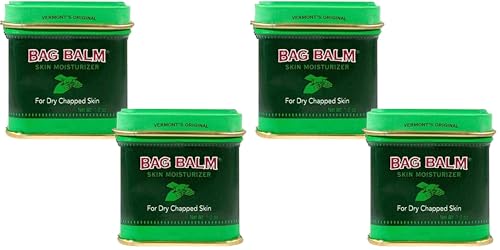 Bag Balm Vermont's Original for Dry Chapped Skin Conditions (1 Ounce Tin (4 Pack))