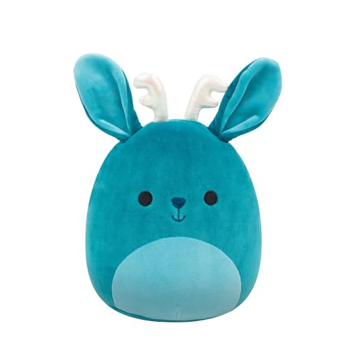 Squishmallows Original 8in Aspen The Sea Green Jackalope with Iridescent Horns – Official Jazwares Plush (Little)