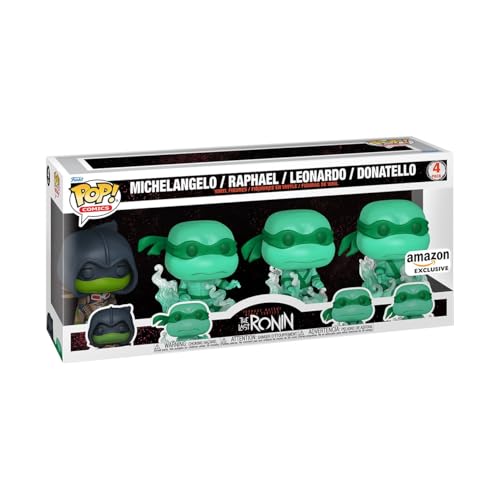 Funko Pop! Comics: Teenage Mutant Ninja Turtles (TMNT) The Last Ronin- Michelangelo - Brothers, 4-Pack - TMNT Comics - Amazon Exclusive - Collectable Vinyl Figure - Gift Idea - Official Merchandise
