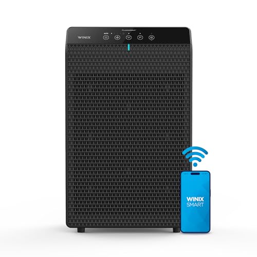 WINIX 5520 Air Purifier for Home Large Room Up to 1882 Ft² in 1 Hr With Air Quality Monitor, True HEPA, High Deodorization Carbon Filter and Auto Mode, Captures Pet Allergies, Smoke, Dust.