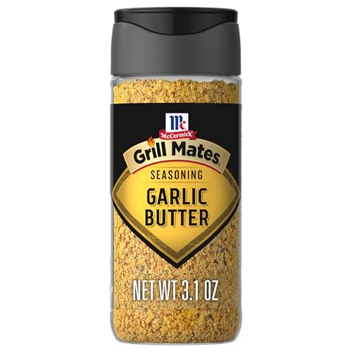 McCormick Grill Mates Garlic Butter Seasoning, 3.1 oz (Pack of 6)
