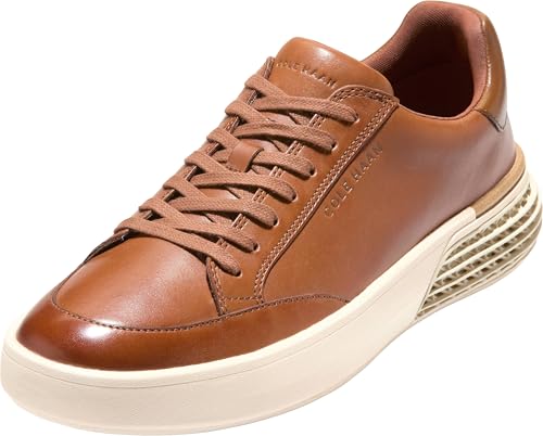 Cole Haan Men's Grandpro Halfcourt Skyweave Sneakers, British Tan/Spiced Brown/Ivory, 13-M US