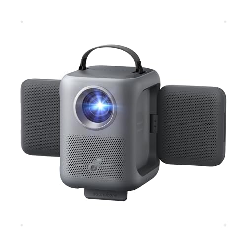 Anker Nebula P1i Portable Projector with WiFi and Bluetooth by soundcore, Flippable Design, 1080P FHD, 380 ANSI Lumens, Auto Focus/Keystone, All-Glass Lens, Built-in Speaker