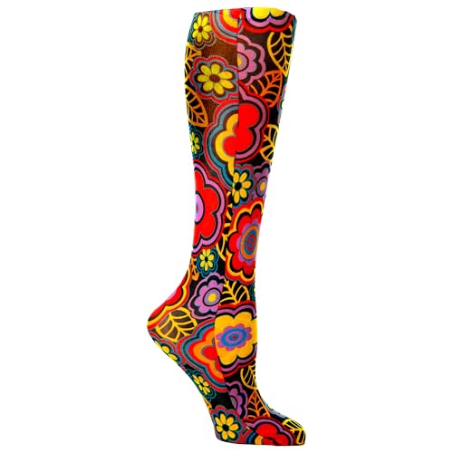 Celeste Stein Therapeutic Compression Socks, Black Vogue, 8-15 mmhg, .6 Ounce, 0.6 Ounce