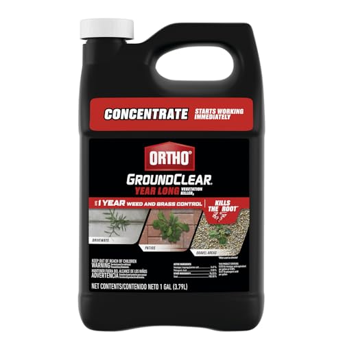 Ortho GroundClear Year Long Vegetation Killer2 Concentrate - Weed Killer Concentrate, Kills and Prevents Weeds Up to 1 Year, 1 gal.