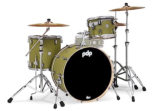 PDP Concept Maple Rock 3-Piece Shell Pack - Satin Olive