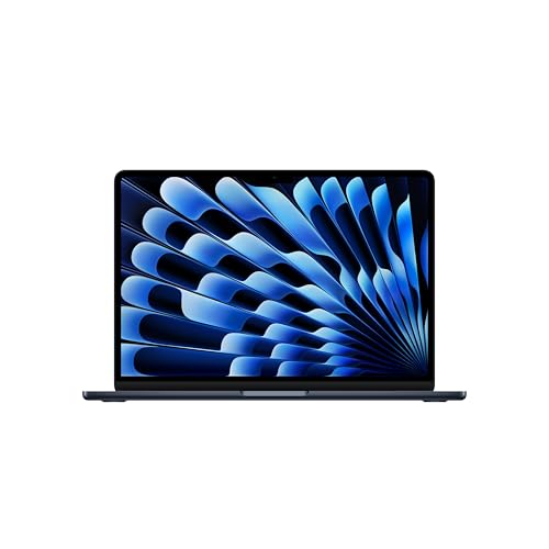 Apple 2025 MacBook Air with Apple M4 Chip, 13-inch, 24GB Unified Memory, 512GB SSD Storage, Midnight (Renewed)