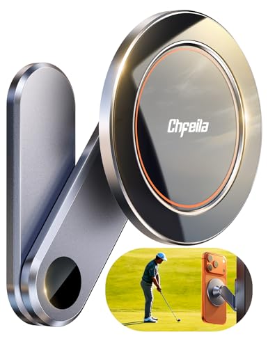 Chfeila Golf Cart Phone Holder Magnetic [One Hand 360° Adjustable & 36X Strong Magnets] Golf Gifts for Men Dad Husband Fathers Day 2026, Golf Accessories Stuff for iPhone, Fits EZGO Yamaha Club Car