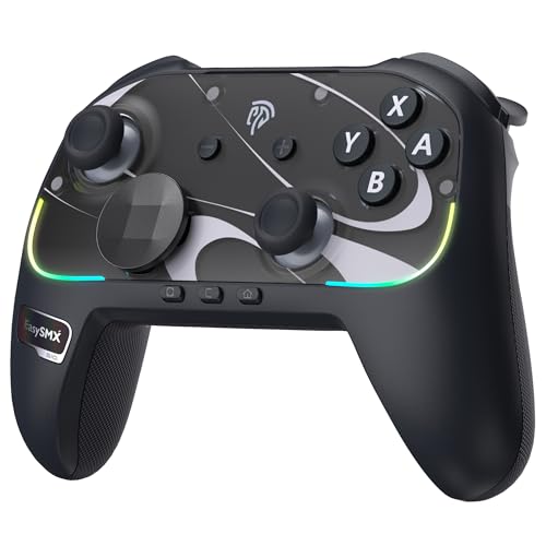 EasySMX S10 Elite Wireless Controller for Switch 2 with One-Key Wake-Up, Hall Effect Anti-Drift Joysticks, Programmable Buttons, HD Rumble, Motion Control and NFC, Multi-platform Controllers