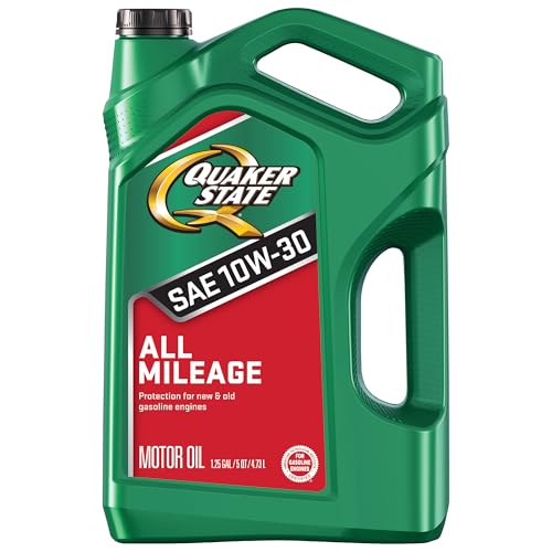 Quaker State All Mileage 10W-30 Motor Oil, 5 Quart