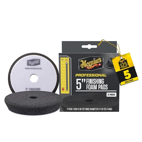 Meguiar's Professional 5" Finishing Foam Pad, 2pk, 10/CV
