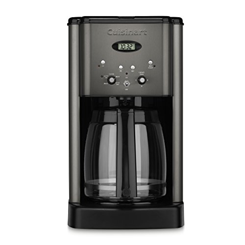 Cuisinart 12 Cup Brew Central Maker Coffee Maker, Black Stainless Steel, DCC-1200BKSNAS