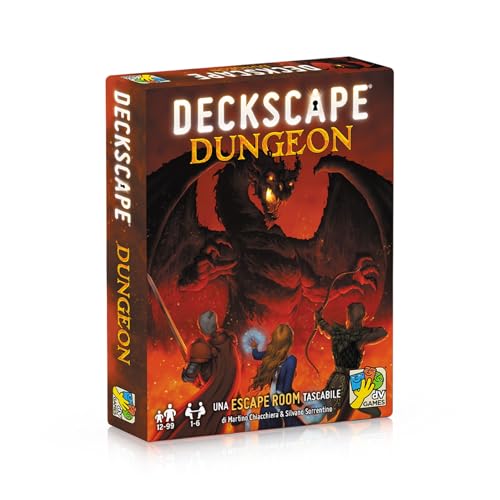 dV Giochi Deckscape Dungeon – an Escape Room at Your Fingertips – 1-6 Players – 12+ Years – Italian Edition