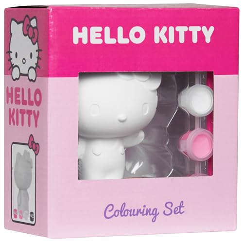 Hello Kitty Paint Your Own Plaster Figure Set for Girls Teenagers DIY Crafts Art Set Activity - Kawaii Gifts for Girls