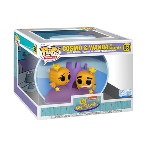 Funko Pop Moment: Fairly Odd Parents - Cosmo and Wanda as Goldfish - Amazon Exclusive - Collectable Vinyl Figure - Gift Idea - Official Merchandise - Toys for Kids & Adults