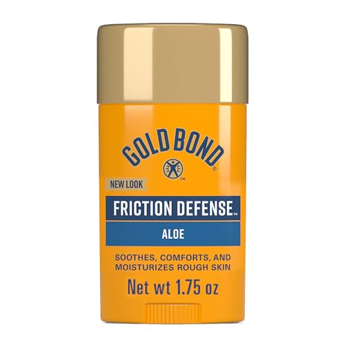 Gold Bond Friction Defense Stick, Anti Chafing Stick with Aloe to Soothe, Comfort & Moisturize Chafed Skin, 1.75 oz.