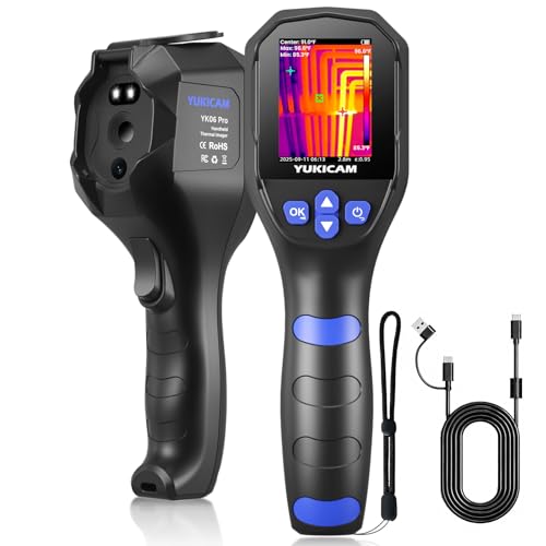 Thermal Camera for Home Inspection, 240×240 Infrared Thermal Imaging Camera with Dual-Light Fusion, Smart Modes, 25Hz IR Camera, -4°F to 1022°F Handheld Thermal Imager for Water Leaks, HVAC,Electrical
