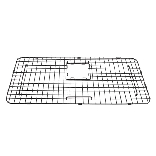 SinkSense Alder 27.5" x 14" Kitchen Sink Bottom Grid, Matte Black
