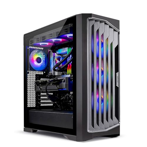Skytech Gaming Legacy 4 Gaming PC, AMD Ryzen 9 9950X3D 4.3GHz, NVIDIA RTX 5090 32GB VRAM, X870 Board, 4TB Gen4 NVMe SSD, 64GB DDR5 RAM 6000, 1200W Gold ATX 3 PSU, 420 ARGB AIO, WI-FI 7, Windows 11