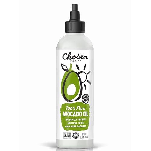 Chosen Foods 100% Pure Avocado Oil Squeeze Bottle, 27 Fl Oz