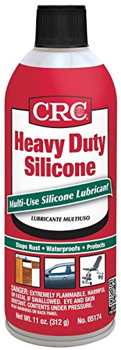 CRC Heavy Duty Silicone Lubricant, 11 Wt Oz, Clear Colorless Liquid