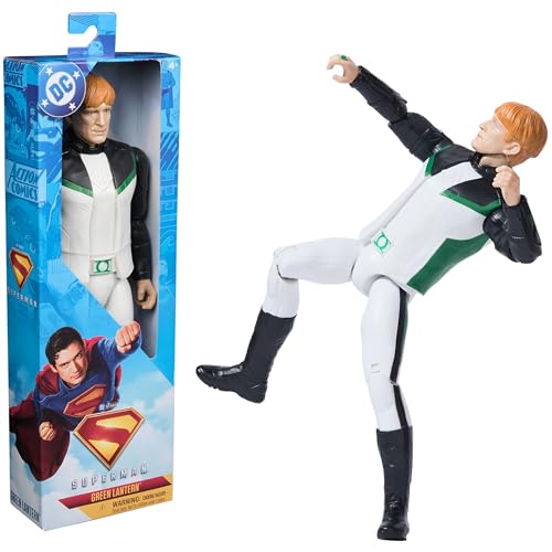 DC Comics, Superman Green Lantern 12-inch Superhero Action Figure, Kids Toys for Boys and Girls Pretend Play, for Ages 4 and Up