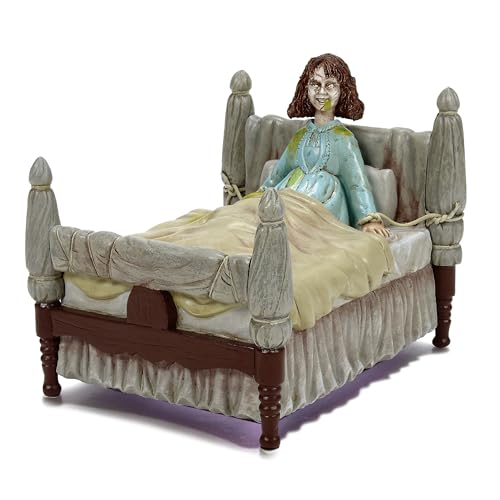 Department 56 Fright Avenue Village Accessories The Exorcist Regan Possessed Lit Animated Figurine, 4 Inch, Multicolor