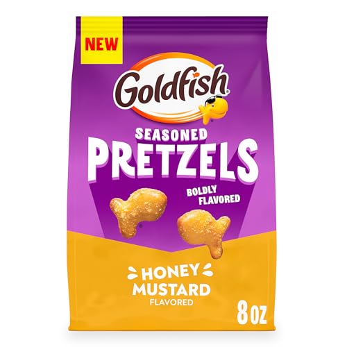 Goldfish Honey Mustard Seasoned Pretzels, 8 Ounce Bag