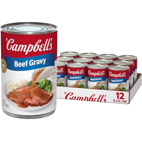 Campbell’s Beef Gravy, 10.5 oz Can (12 Pack)