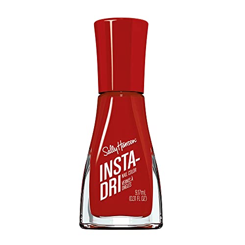 Sally Hansen Insta-Dri Nail Polish | Quick Dry, Long Lasting, Streak-Free Shine |Opaque, Glossy | 390 That's A-Blazing! | Fiery Orange-Red Nail Color