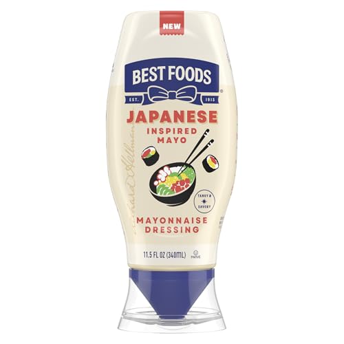 Best Foods Japanese-Inspired Tangy & Savory Mayonnaise Dressing for Sushi, Poke Bowls & More, Japanese Style with a Boost of Umami, 11.5 oz 1 ct