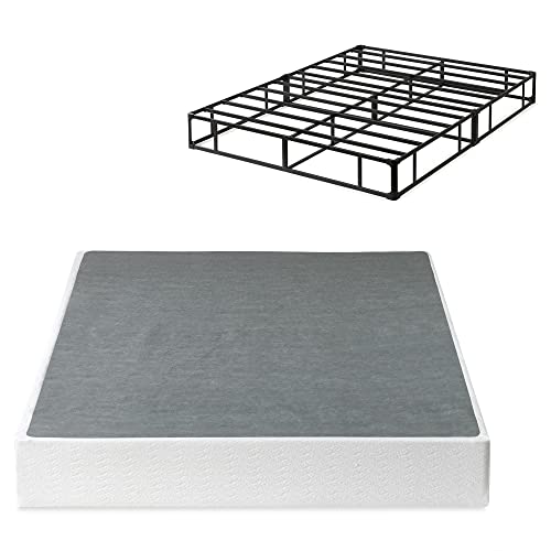 Zinus 9 Inch Queen Metal Smart Box Spring with Quick Assembly, Mattress Foundation, Strong Metal Frame, Easy Assembly