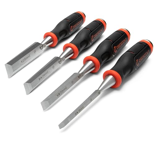 Crescent 4 Piece Wood, 1/4", 1/2", 3/4"", 1" Chisel - CWCHS4