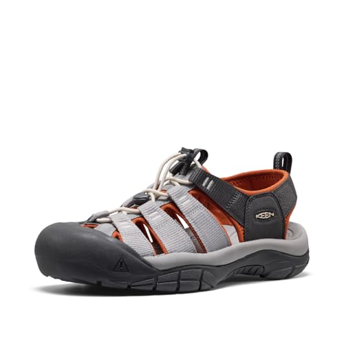 KEEN Men's Newport H2 Closed Toe Water Sandals, Tri-Block Alloy, 12
