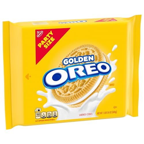 OREO Golden Sandwich Cookies, Party Size, 1 LB 8.16 oz