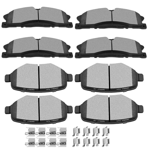SCITOO D1611 D1377 Front Rear Ceramic Brake Pads Sets Fit For FORD For FLEX