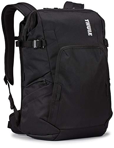 Thule Covert Camera Backpack 24L, Modular Internal Organization, Fits 14" Laptop & 11" Tablet, Includes Padded Shoulder Bag