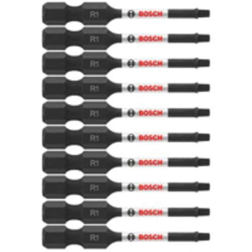 Bosch ITSQ12B 10 pc. Impact Tough™ 2 In. Square #1 Power Bits (Bulk Pack)