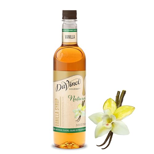 DaVinci Gourmet Naturals Vanilla Syrup, 25.4 Fluid Ounces (Pack of 1)