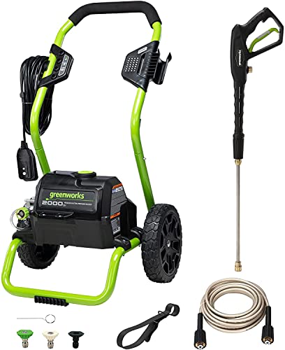 Greenworks 2000 Max PSI @ 1.1 GPM (13 Amp) Electric Pressure Washer GPW2000-1RG
