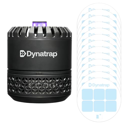 DynaTrap DT152 Indoor Insect Trap and Killer – Catches and Kills Fruit Flies, Gnats, Moths, Mosquitoes & Other Flying Insects + DynaTrap 21523 Replacement StickyTech Glue Boards