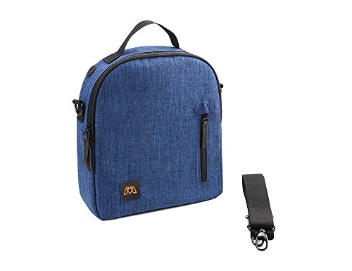 MOS Nest, Slim Flight Bag fits Perfectly Under Plane Seats, Blue, Large (SW-33022)