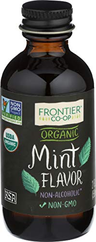 Frontier Co-op Organic Mint Flavor, 2 fl oz. - For Baking and Culinary Use