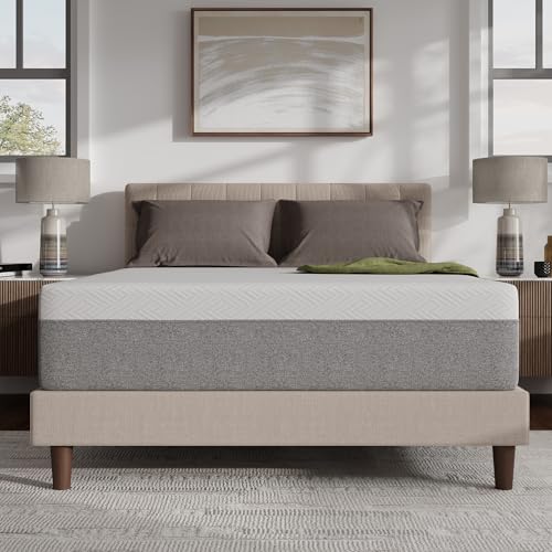Novilla 14 Inch Mattress Queen, Gel Memory Foam Queen Mattress in a Box with Comfort Foam for Contour Support & Motion Isolation & Edge Support, CertiPUR-US Certified