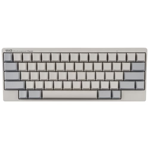 HHKB - Happy Hacking Keyboard Professional Classic (Wired, USB, Mac, Windows, White, Blank) with 2 Year Advance Exchange Warranty