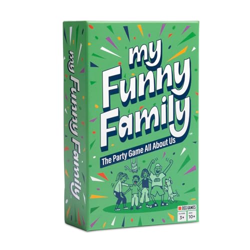 DSS Games My Funny Family [Fun Card Game for Kids, Adults, Families | Great for Game Nights and Vacations | Easy to Learn & Family Friendly | Ages 10 & Up]