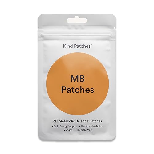 Kind Patches MB Patches with Orange Peel, Bitter Orange, Grapefruit, and Green Tea Extract - Vegan - 30 Count