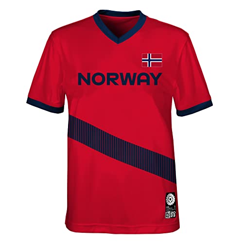 Outerstuff Mens FIFA World Cup Fan Top, Norway, Multicolor, X-Small